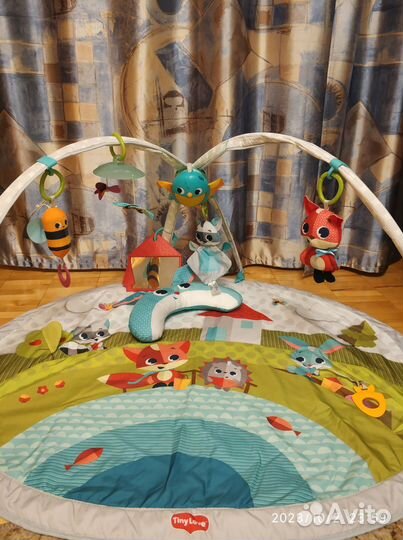 Развивающий коврик tiny love солнечная полянка