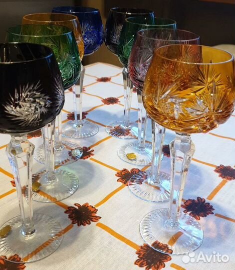 Хрустальные фужеры гдр