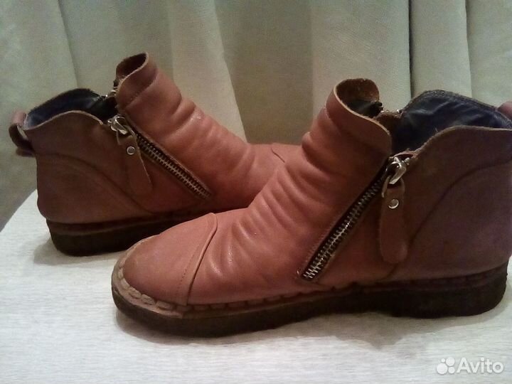 Ботинки кожаные демисезонные женские 36 размер