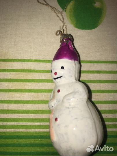 Елочные игрушки ссср. Снеговик « зимний дворец»