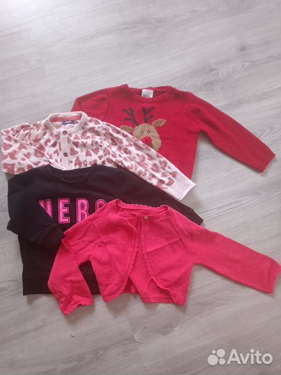 Вещи пакетом на девочку 80-86