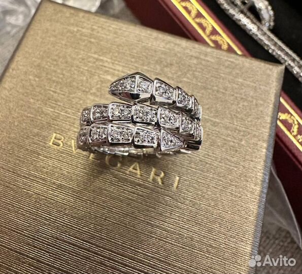 Кольцо bvlgari serpenti