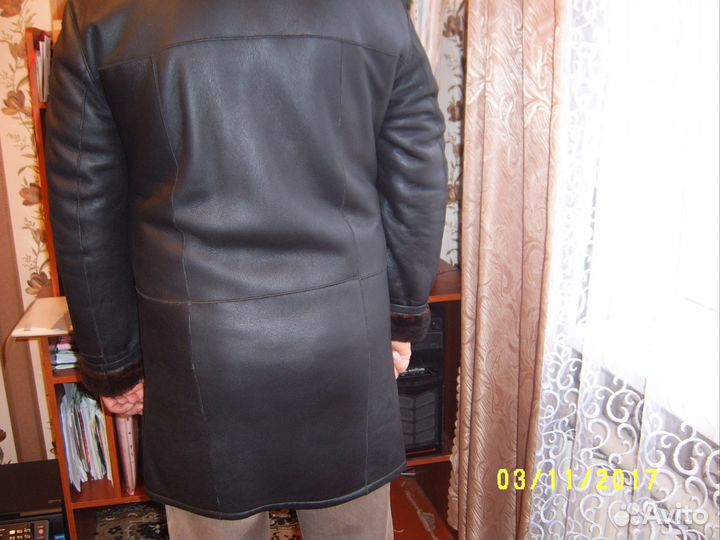 Натуральная кожаная дублёнка