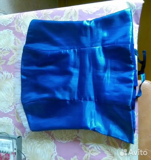 Синее платье