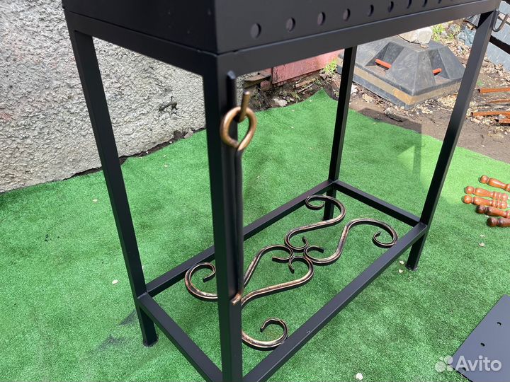 Мангал № 0002/33, мангал 3 мм с колосником 3 мм, к