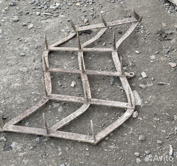 Конный плуг и бороны