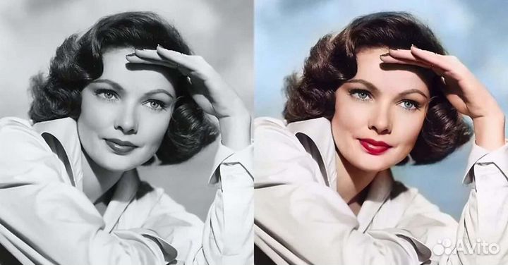 Я фото в цветное+ ретушь