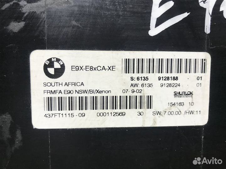 Блок управления регулировки фар Bmw 3-Series E90