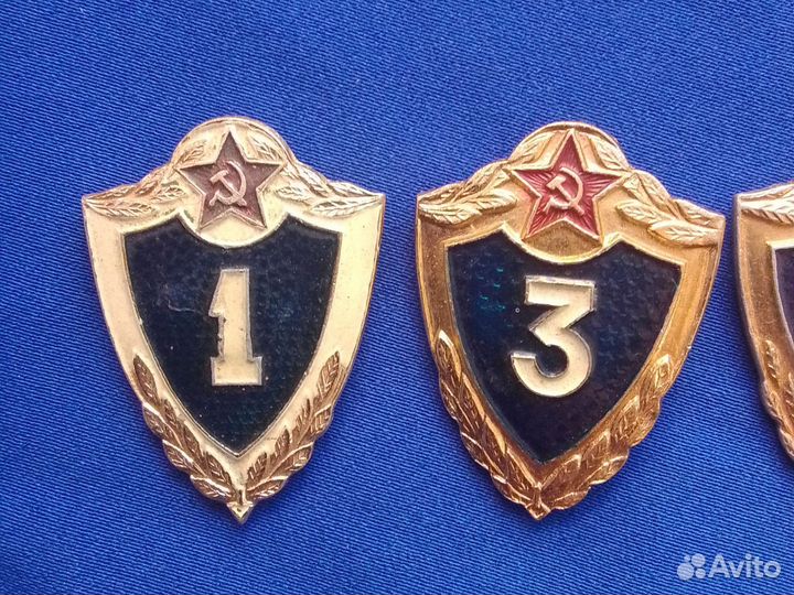 Знак классности советского солдата 1-3класс