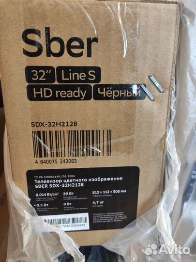 Новый смарт Телевизор Sber 32