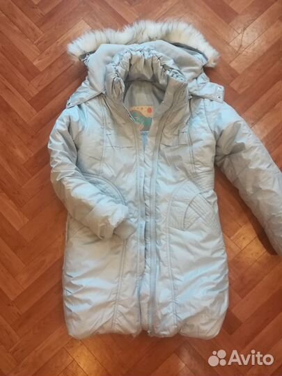 Теплое пальто для девочки