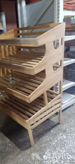 Стеллаж хлебный дерево массив 120/80/70