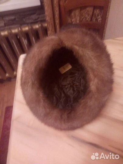 Шапка норковая женская