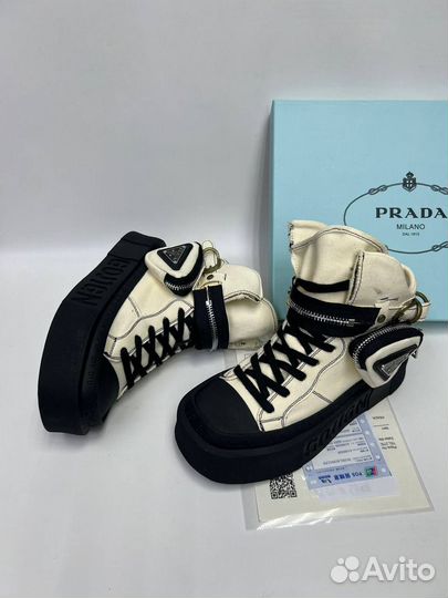 Женские кеды prada