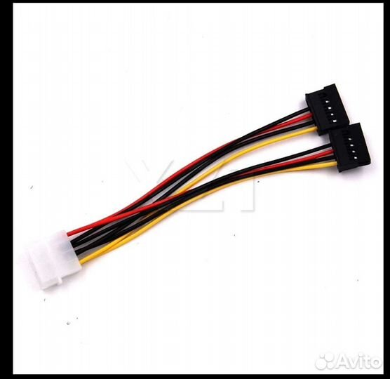 Переходник Molex на 2 SATA