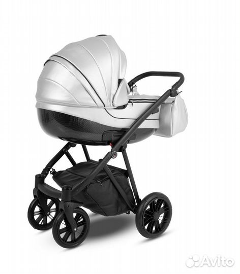 Коляска 2 в 1 эко кожа