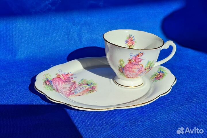 Чайная пара фарфор Англия
