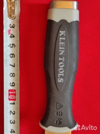 Нож, сталь 440С, HRC58, рукоять прорезиненная