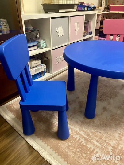 Детский столик и стульчик IKEA