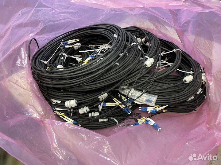 Оптический кабель Ericsson, Huber+Suhner: 50м, 10м