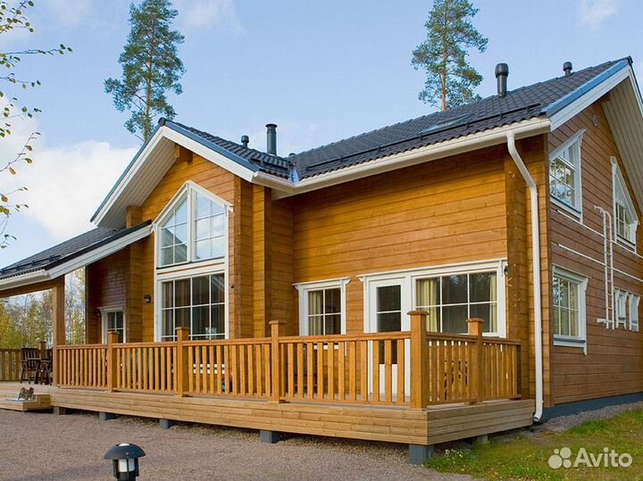 Дачный домик из бруса