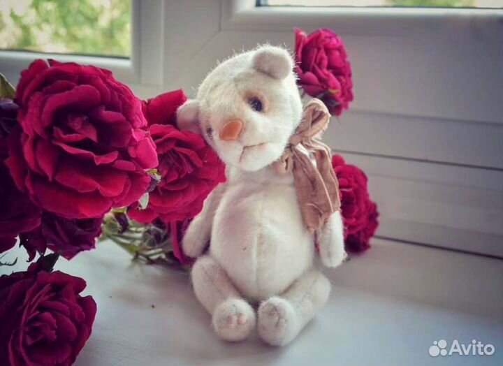 Мишка тедди игрушка ручной работы