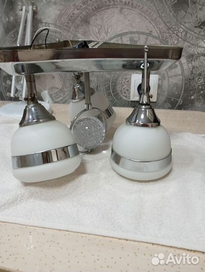 Люстра потолочная подвесная бу