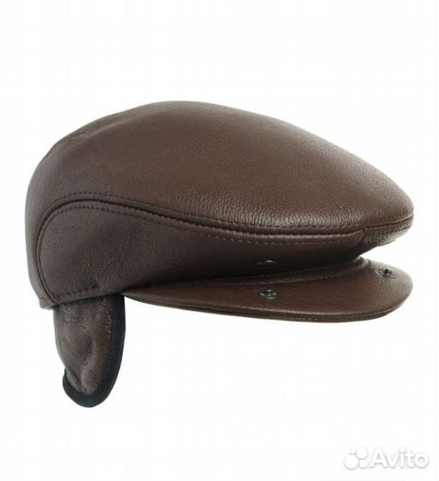 Кепка кожаная Starkoff 58