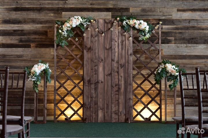 Свадебный декор, оформление свадеб, фотозона, арка