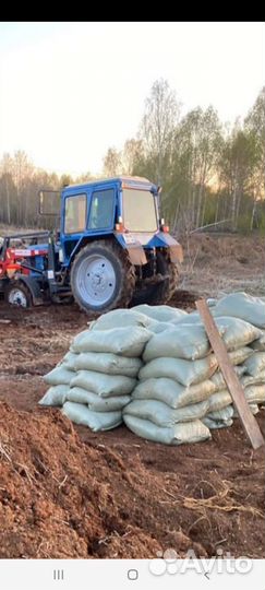 Перегной в мешках