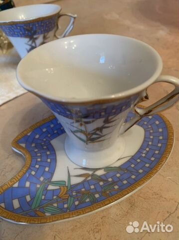 Кофейные чашки с блюдцем