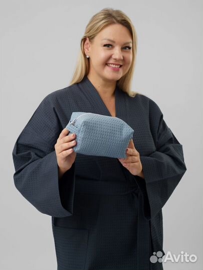 Халат банный вафельный Артикул 1712 - 1709