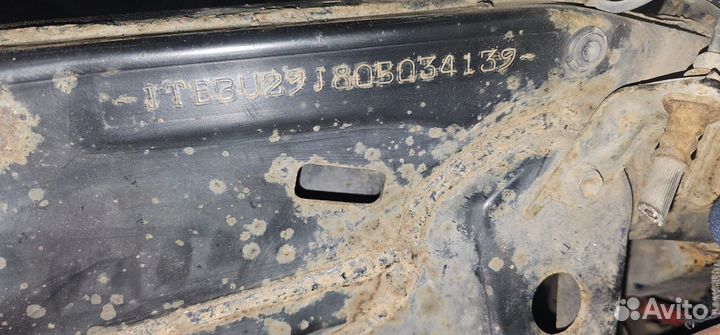 Передняя часть рамы Ланд Крузер Прадо 120