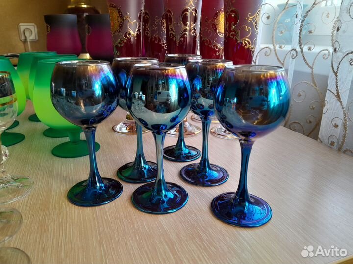 Бокалы, рюмки Богемия, хрусталь