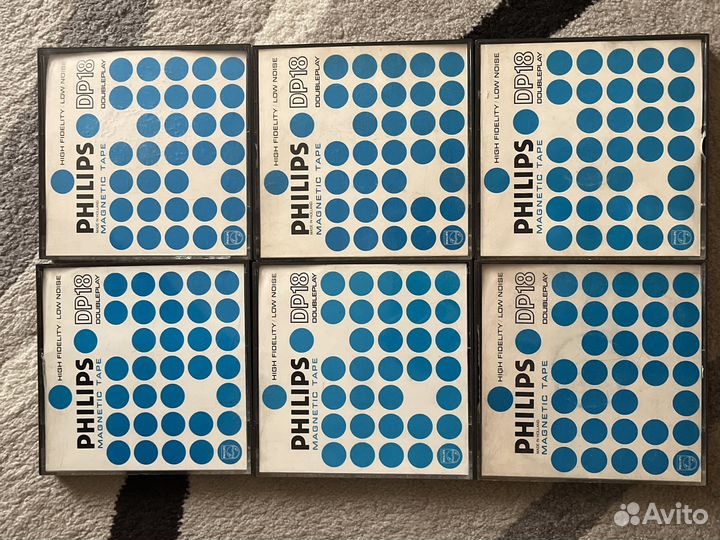 Катушки,бобины, магнитная лента philips