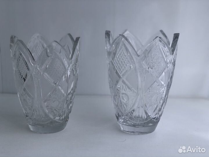 Хрустальные вазы времен СССР