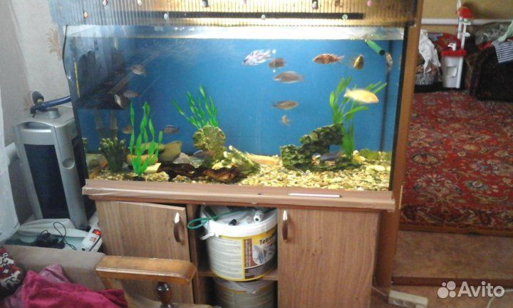 Аквариум с тумбой