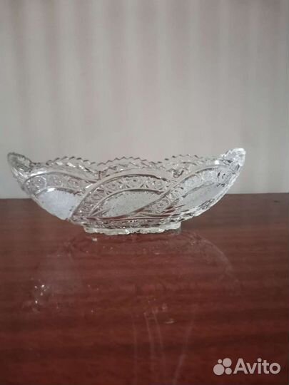 Салатница хрустальная СССР