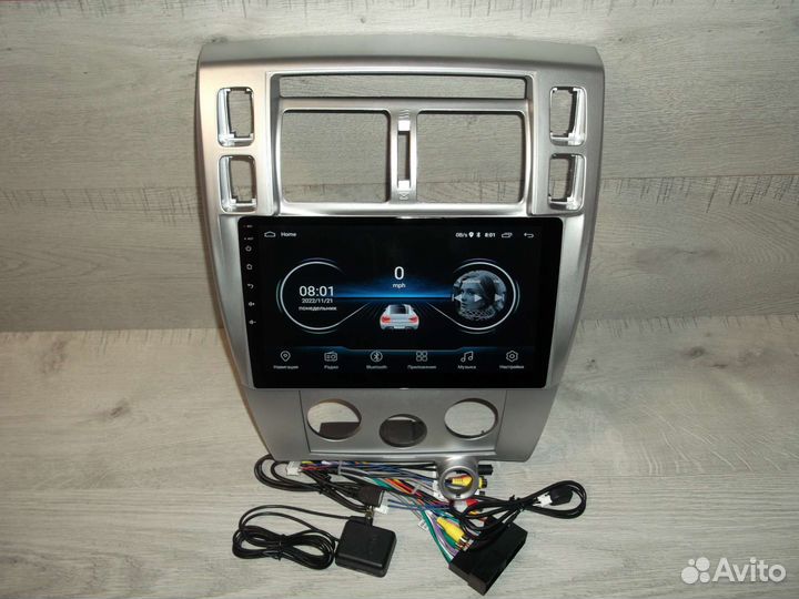 Магнитола Hyundai Tucson 1 2004-2009 Android