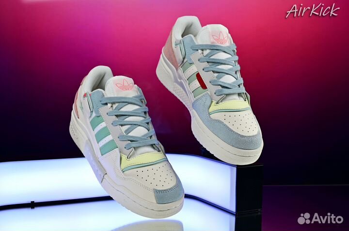 Adidas Forum Exhibit Low GX4587 in Fresh Colors