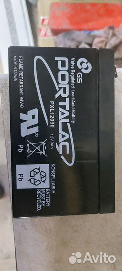 Аккумулятор 12В 9ач