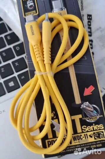 Кабель type-c 100w силикон