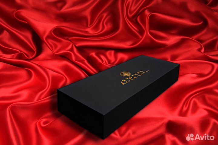 Коробка подарочная с текстурой лён, 62х25 см