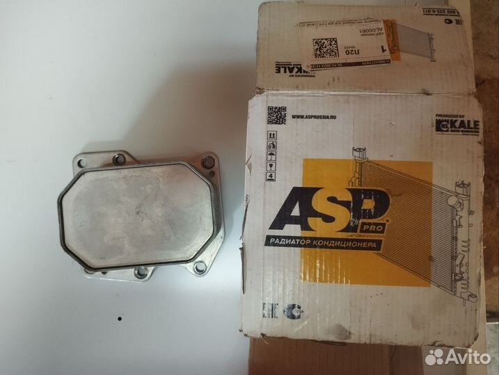 Теплообменник форд транзит(масляный радиатор) 2.2