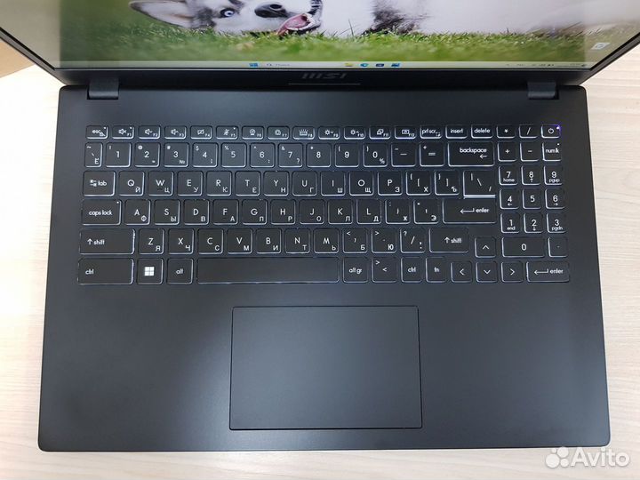 Ноутбук MSI на Ryzen 5 + DDR4 + SSD, FullHD