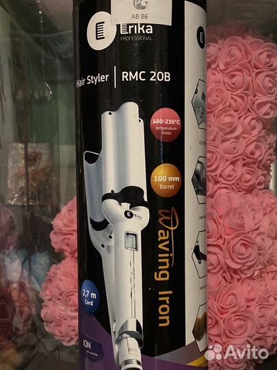 Щипцы-стайлер для волос Erika RMC20B белый