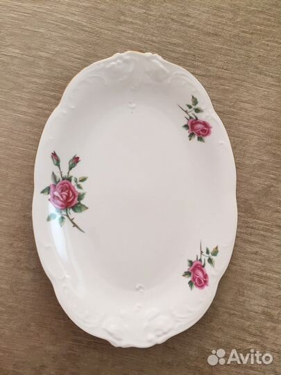 Блюдо Wawel Польша Роза