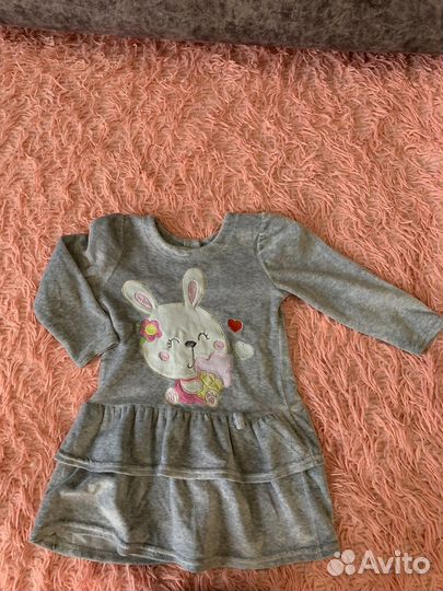 Вещи пакетом на девочку 80-86