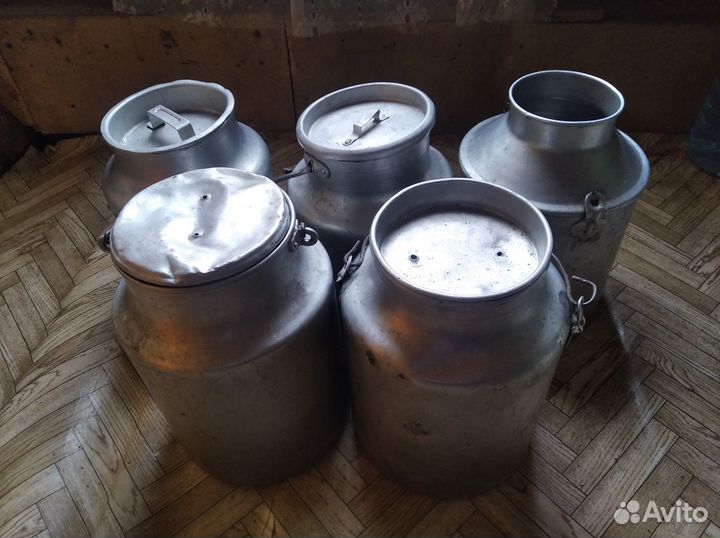 Бидоны аллюминевые 10л, 20л