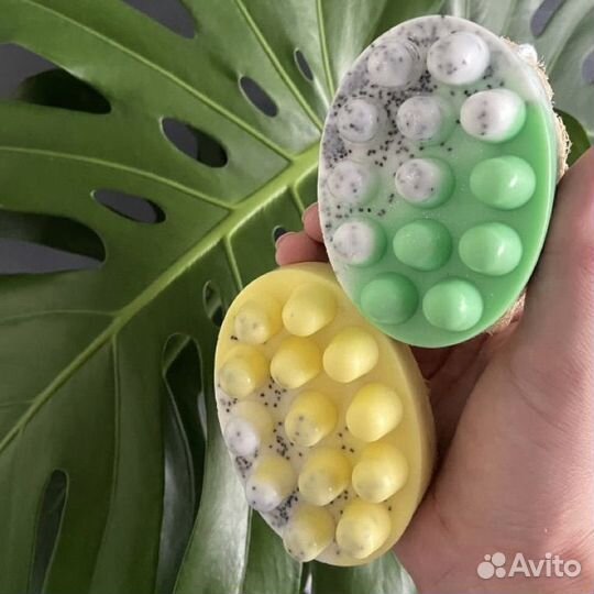 Подарочный набор массажное мыло ручной работы